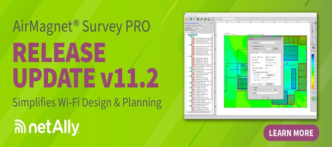 Elérhető a NetAlly AirMagnet Survey Pro v11.2.0